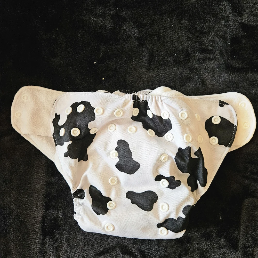 Zebra, Cow, and Giraffe Print Diaper Covers